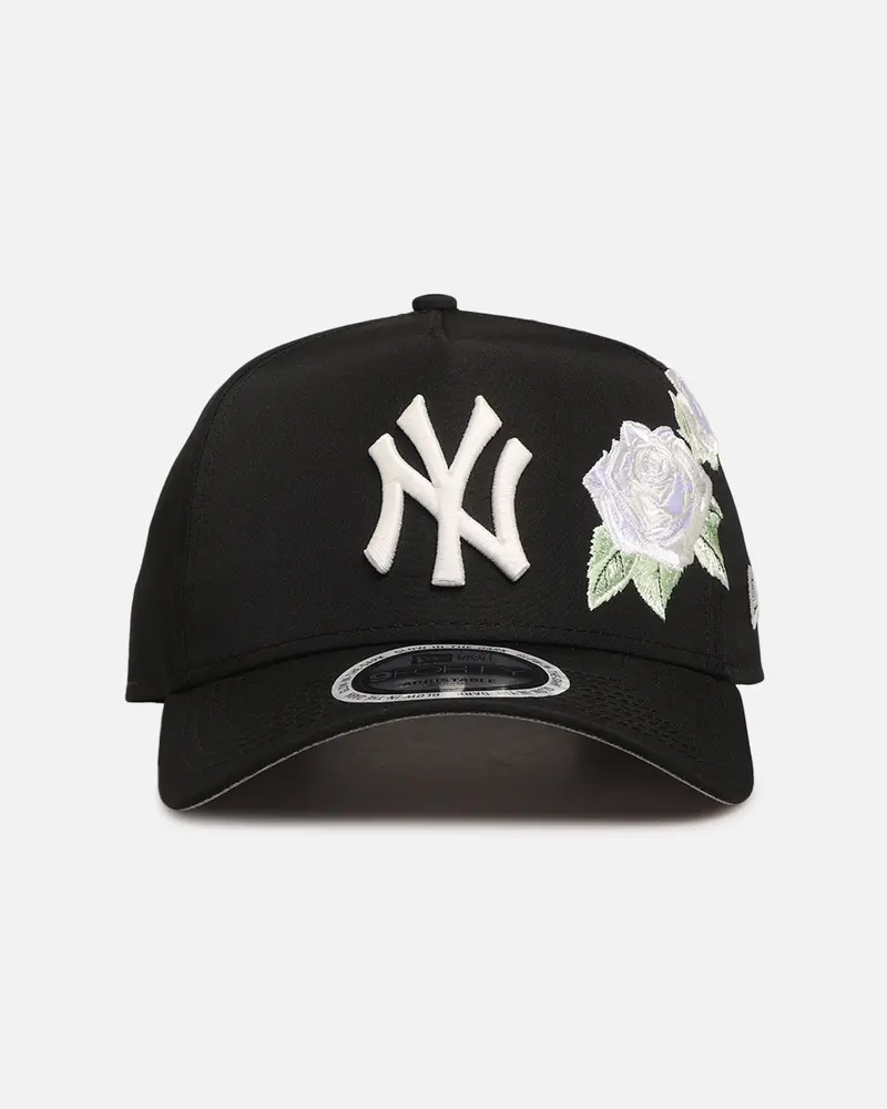 New Era New York Yankees 'Glow Rose' 9Forty A-Frame Snapback Black 1