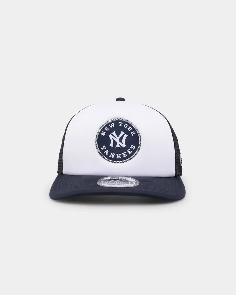New Era New York Yankees Golfer Trucker Snapback White/Navy 1