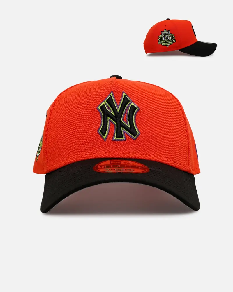 New Era New York Yankees 'Halloween' 9Forty A-Frame Snapback Orange/Black 1