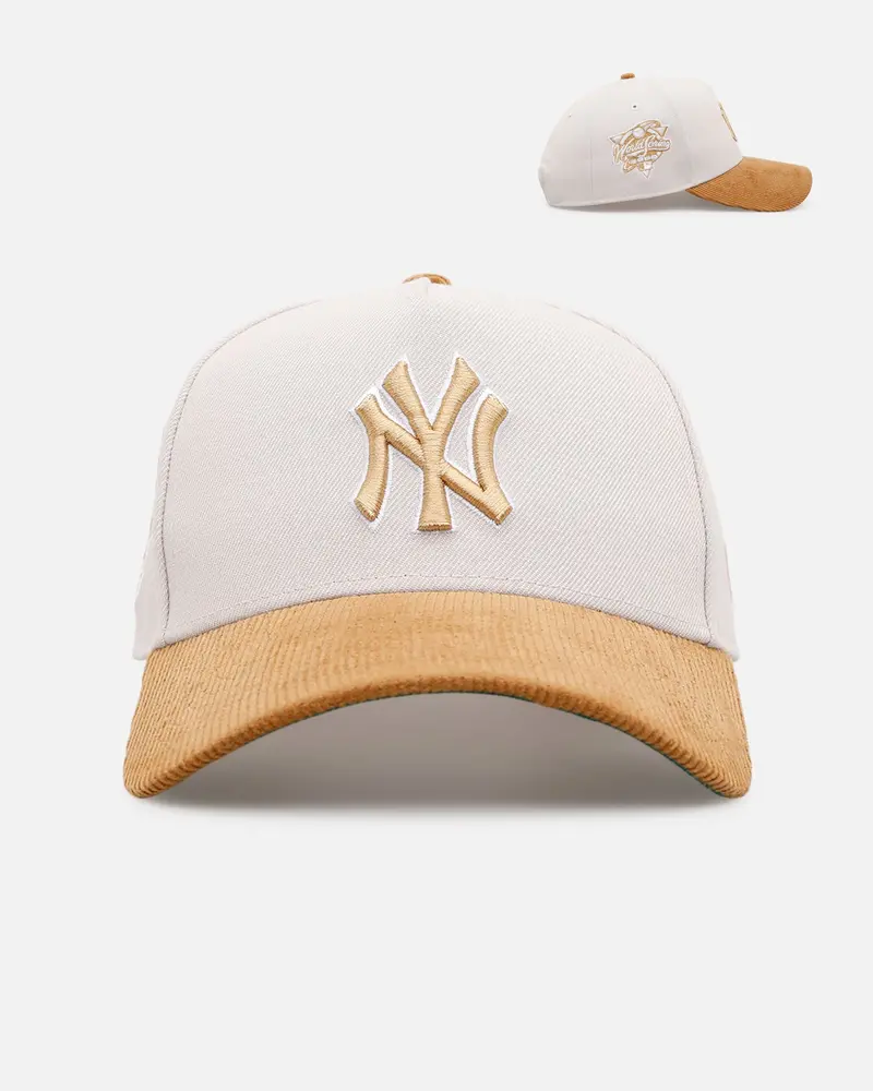 New Era New York Yankees 'Honey Pot' 9Forty A-Frame Snapback Stone/Wheat 1