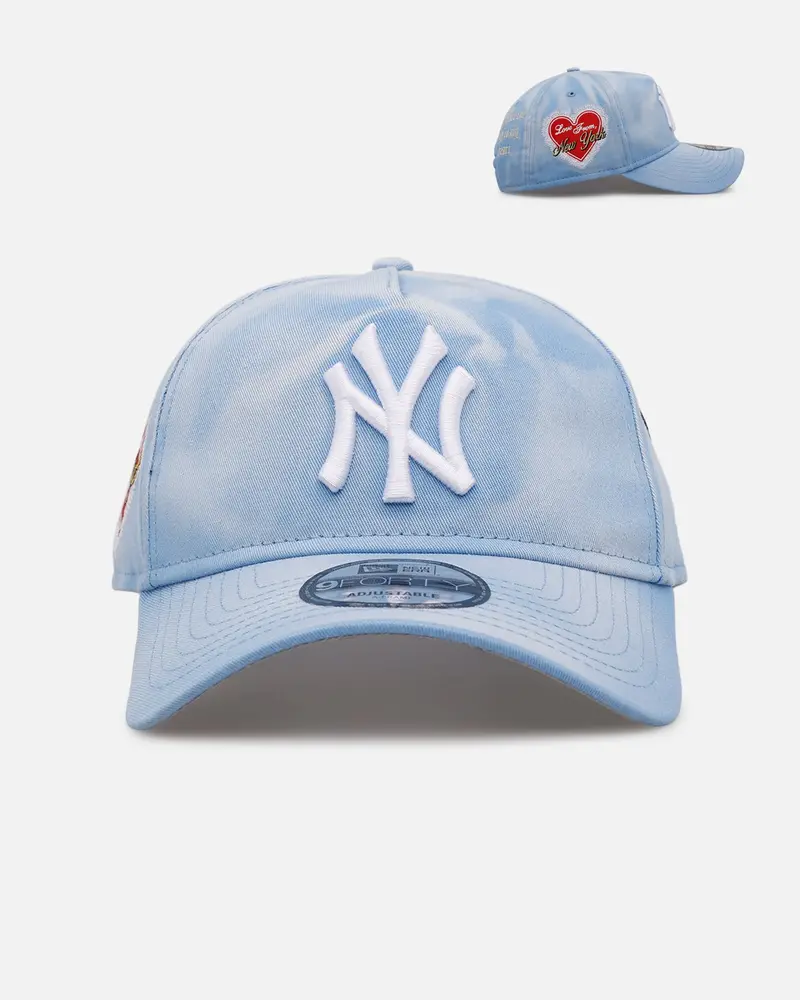 New Era New York Yankees 'Hopeless Romantic' 9Forty A-Frame Snapback Sky Blue 1