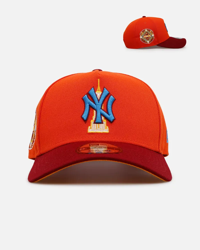 New Era New York Yankees 'Horizon' 9Forty A-Frame Snapback Orange 1