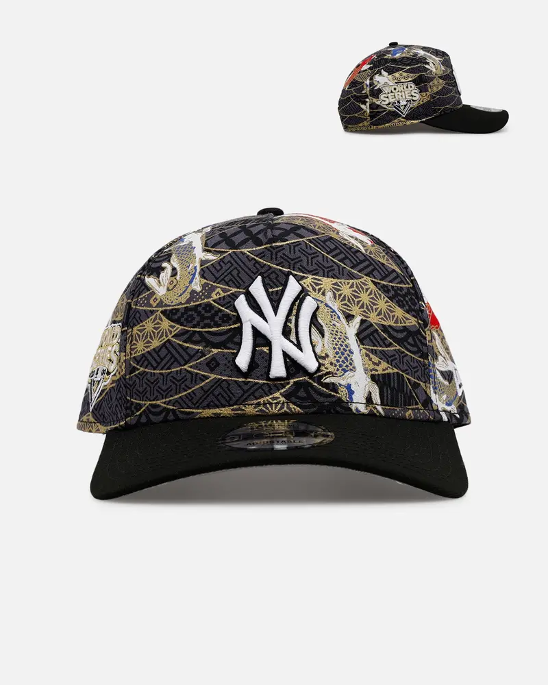 New Era New York Yankees 'Koi' 9Forty A-Frame Snapback Black/Multi-Colored 1