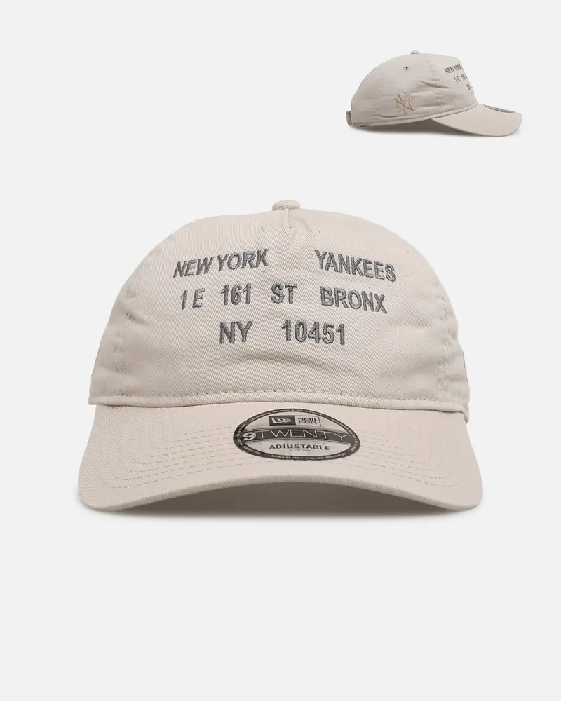 New Era New York Yankees 'Location' 9Twenty Strapback Cream 1