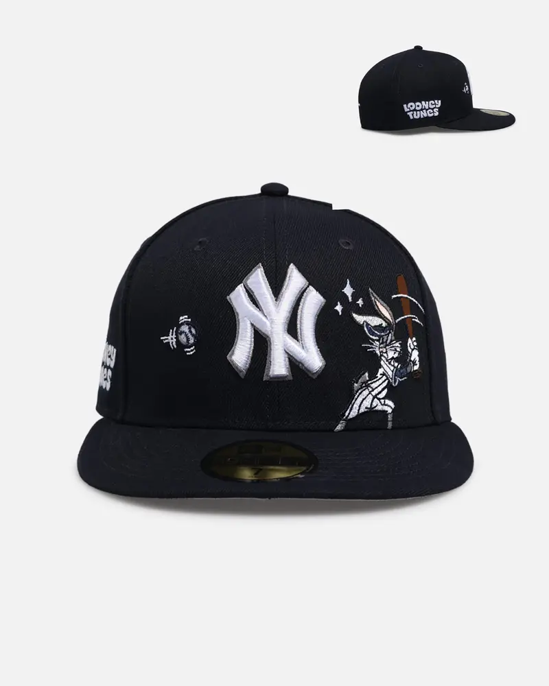 New Era New York Yankees 'Looney Tunes' 59Fifty Fitted Navy 1