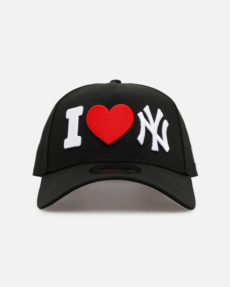 New Era New York Yankees 'Love' 9Forty A-Frame Snapback Black 1