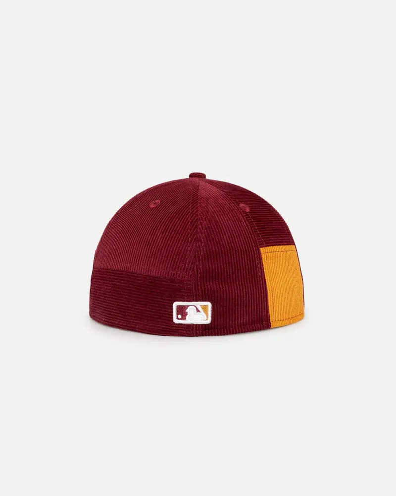 New Era New York Yankees 'Maroon Patchwork Corduroy' 59Fifty Fitted Maroon/Yellow 3