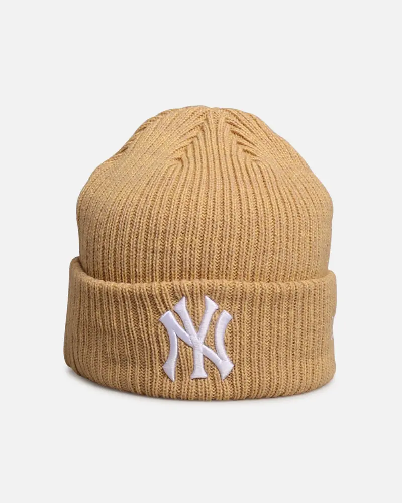 New Era New York Yankees 'Melange' Knitted Beanie Tumbleweed 1
