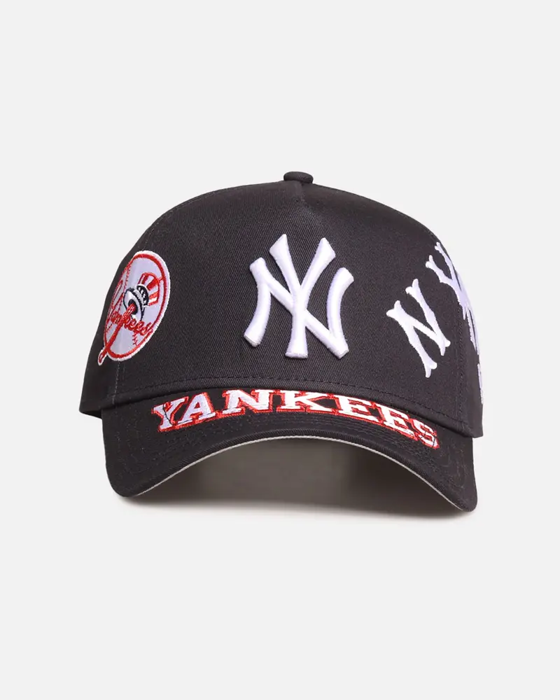 New Era New York Yankees 'Mlb All Over Logos' 9Forty A-Frame Snapback Official Team Colour 1