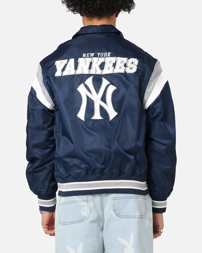 New Era New York Yankees Mlb Retro Stadium Jacket Navy 1