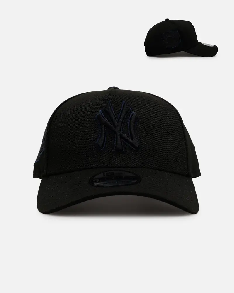 New Era New York Yankees 'Outline' 9Forty A-Frame Snapback Black 1