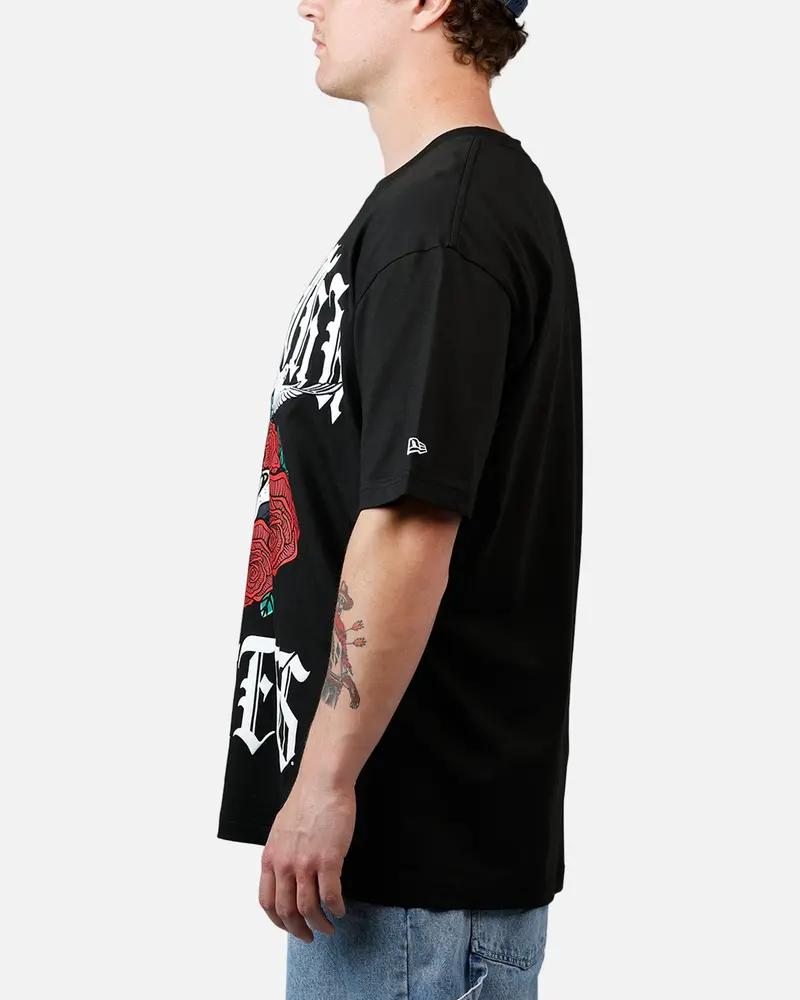 New Era New York Yankees Praying Hands T-Shirt Black 5