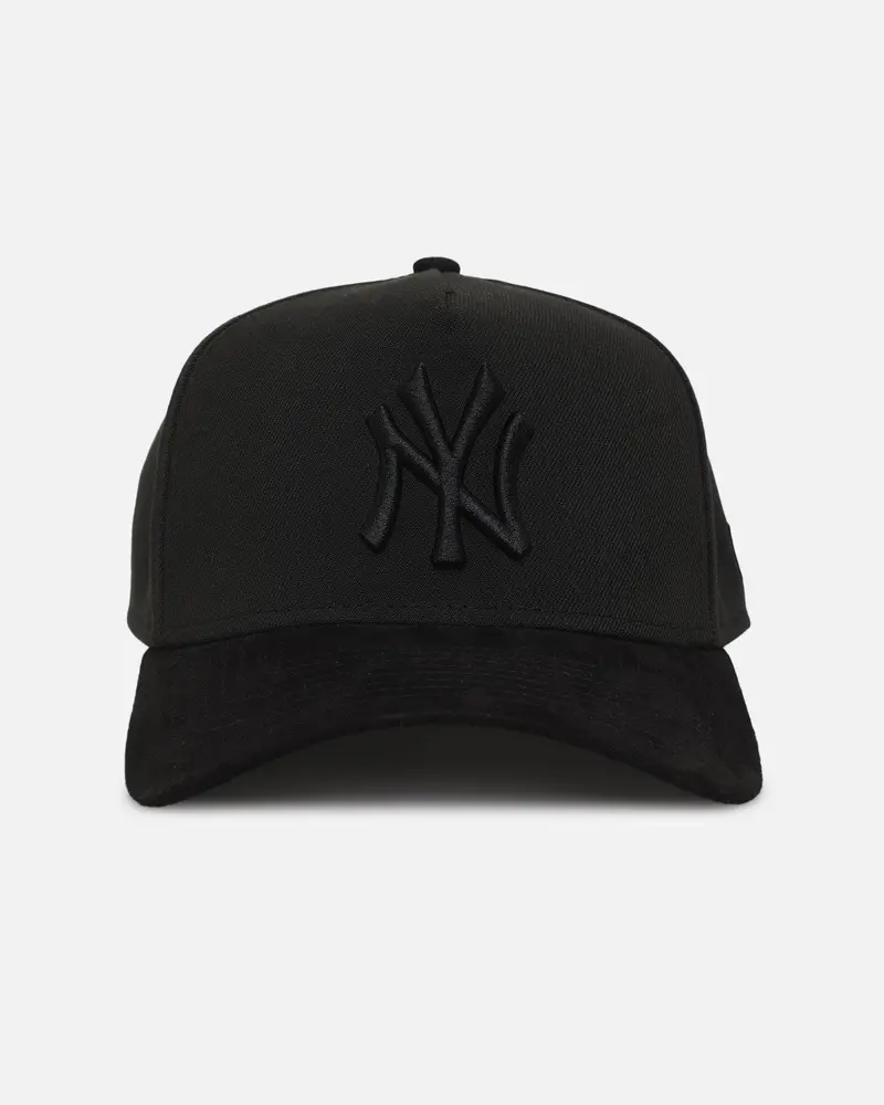 New Era New York Yankees 'Premium Luxe' 39Thirty A-Frame Stretch Fit Black 1