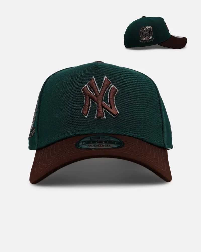 New Era New York Yankees 'Rainforest' 9Forty A-Frame Snapback Green/Brown 1