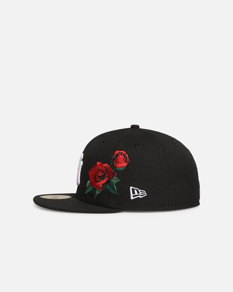 New Era New York Yankees 'Rose Emblem' 59Fifty Fitted Black/Rose 4