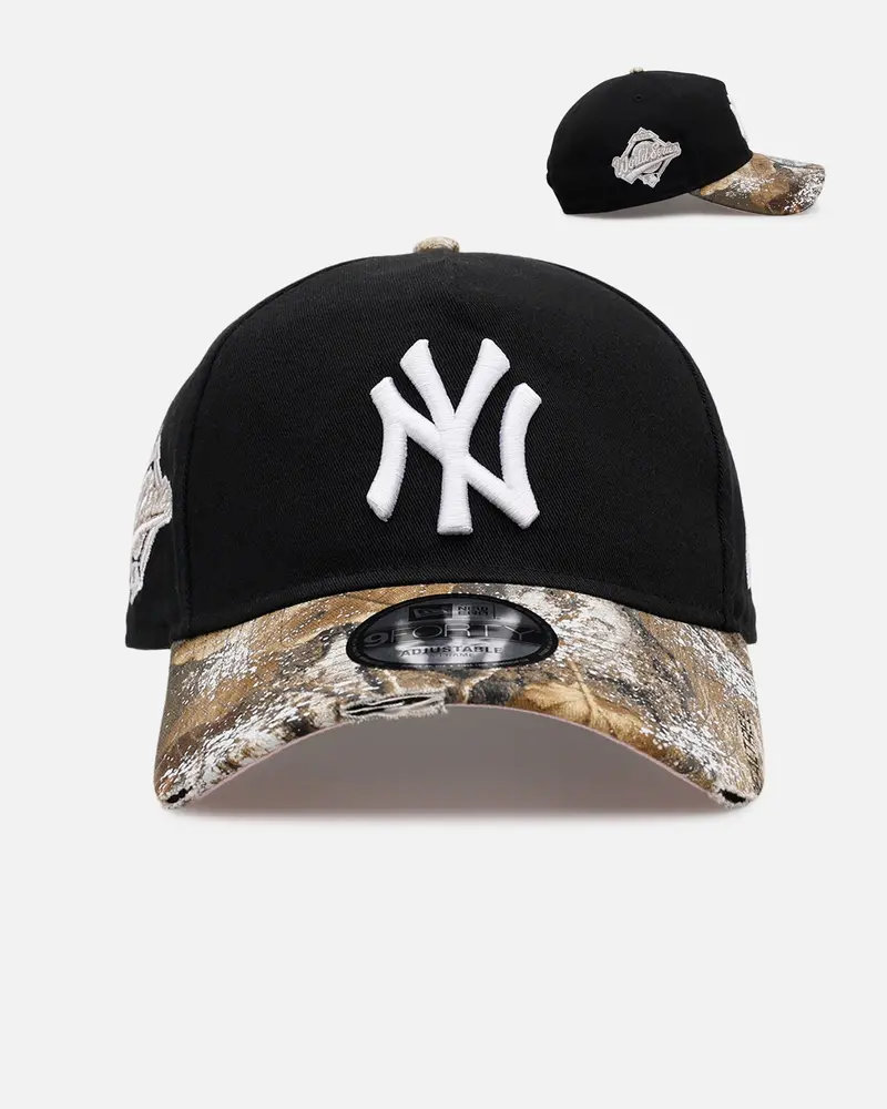 New Era New York Yankees 'Seasoned Camo' 9Forty A-Frame Snapback Black/Camo 1