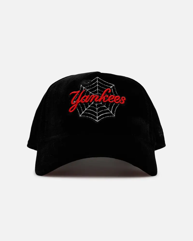 New Era New York Yankees 'Spider Web' 9Forty A-Frame Snapback Black/Red 1