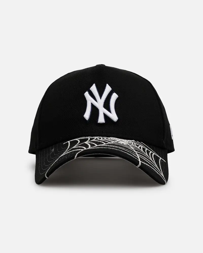 New Era New York Yankees 'Spider Web Visor' 9Forty A-Frame Snapback Black 1