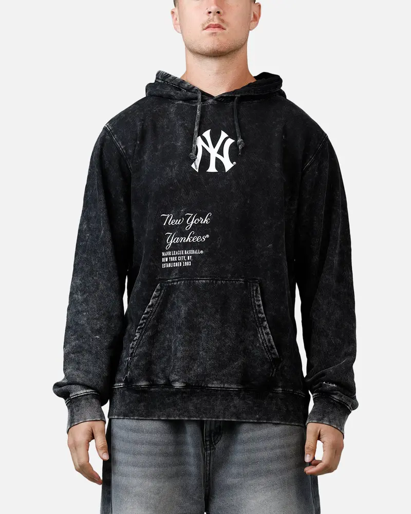 New Era New York Yankees Sport Night Hoodie Black 1