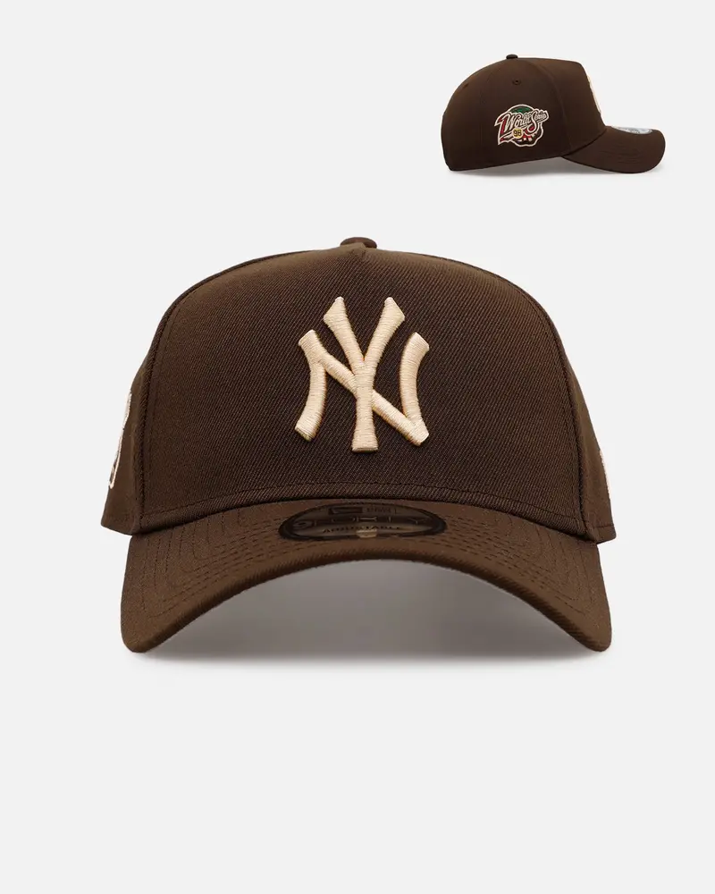 New Era New York Yankees 'Stay Classy' 9Forty A-Frame Snapback Walnut 1