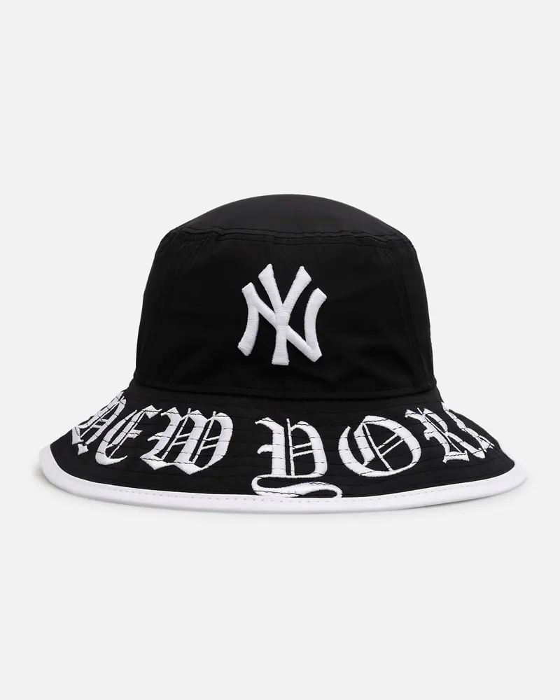 New Era New York Yankees 'Summer League' Bucket Hat Black 1