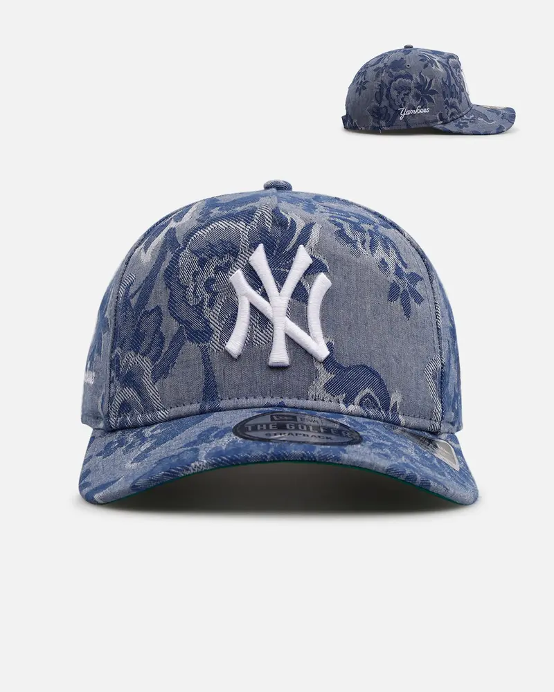 New Era New York Yankees 'Three Looms' Golfer Strapback Denim 1