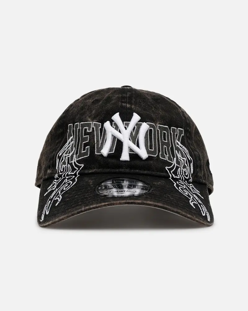 New Era New York Yankees 'Tribal' Classic Casual Strapback Washed Black 1
