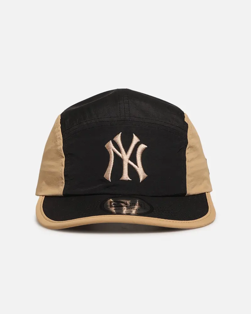 New Era New York Yankees 'Two-Tone Black' Camper Strapback Black/Khaki 1