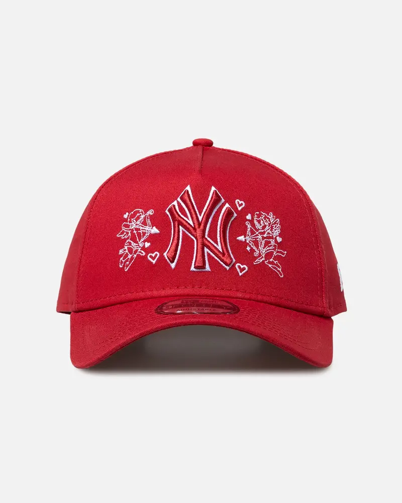 New Era New York Yankees 'Valentines Day' 9Forty A-Frame Snapback Dark Red 1