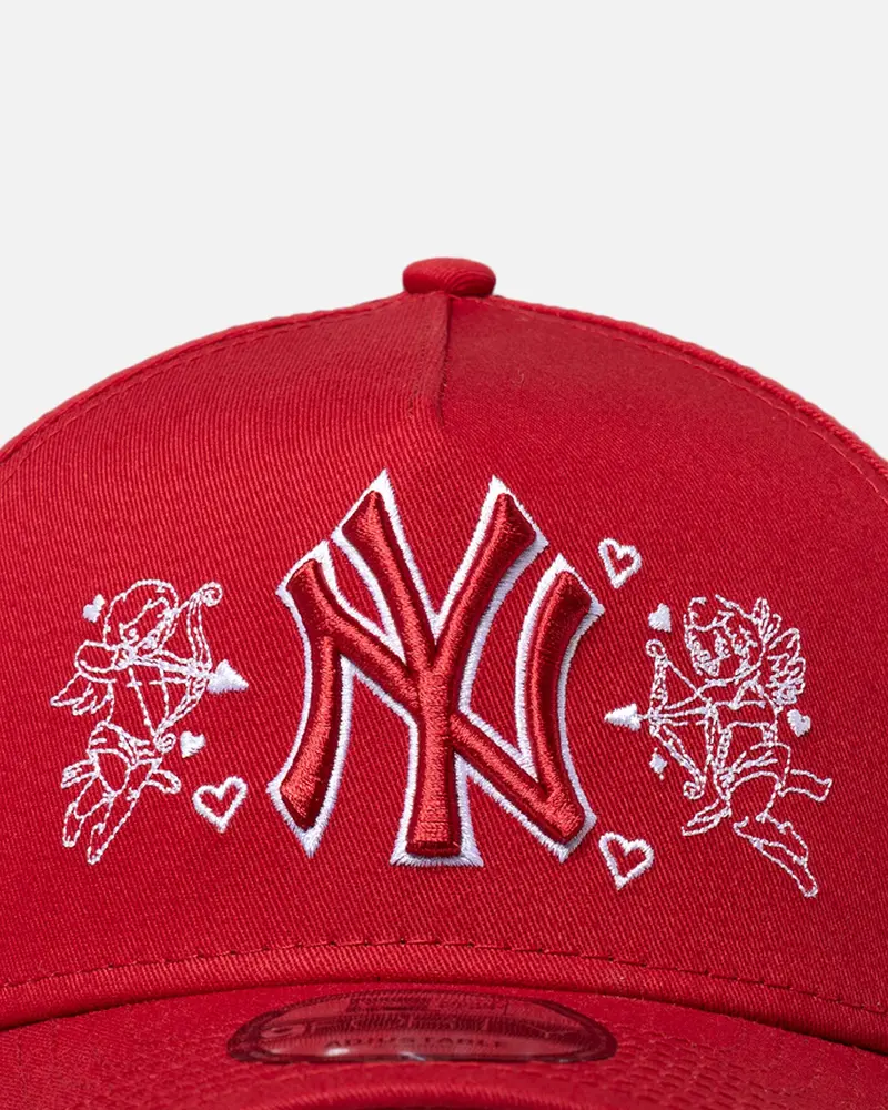 New Era New York Yankees 'Valentines Day' 9Forty A-Frame Snapback Dark Red 2