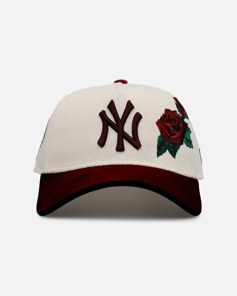New Era New York Yankees 'Velvet Roses' 9Forty A-Frame Snapback Chrome 1