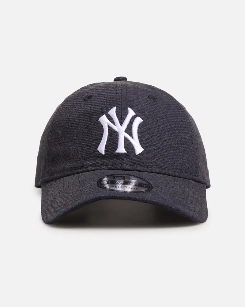 New Era New York Yankees 'Vintage Canvas' 9Twenty Strapback Washed Navy 1