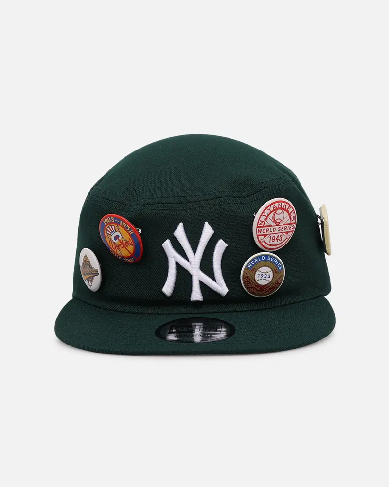 New Era New York Yankees 'Vintage Pin Painter' Painter Snapback Dark Green 1