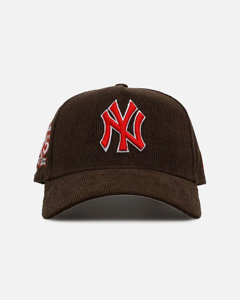 New Era New York Yankees 'Walnut Cord' 9Forty A-Frame Corduroy Snapback Walnut 1