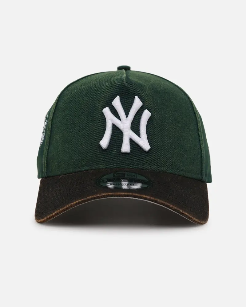 New Era New York Yankees 'Washed Green' 9Forty A-Frame Strapback Green/Black 1