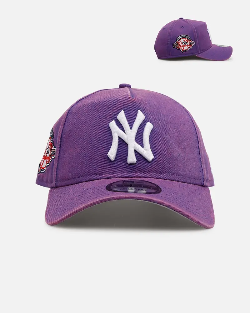 New Era New York Yankees 'Washed Purple' 9Forty A-Frame Snapback Washed Purple 1