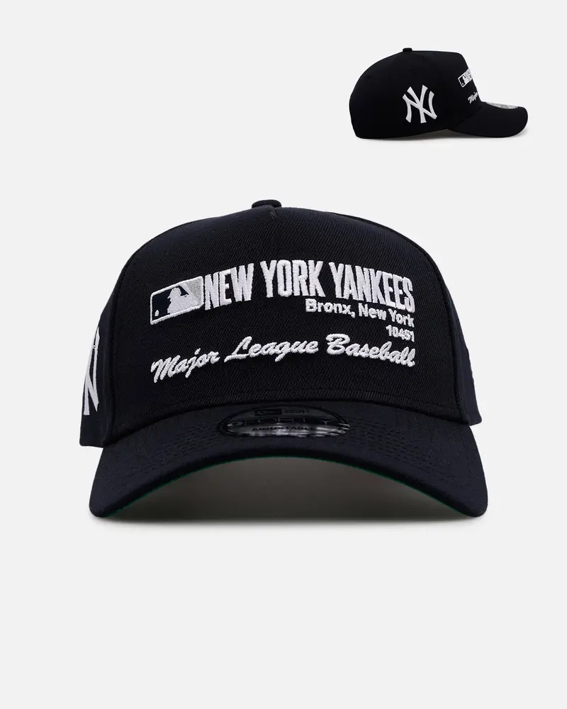 New Era New York Yankees 'Workleague' 9Forty A-Frame Snapback Navy 1
