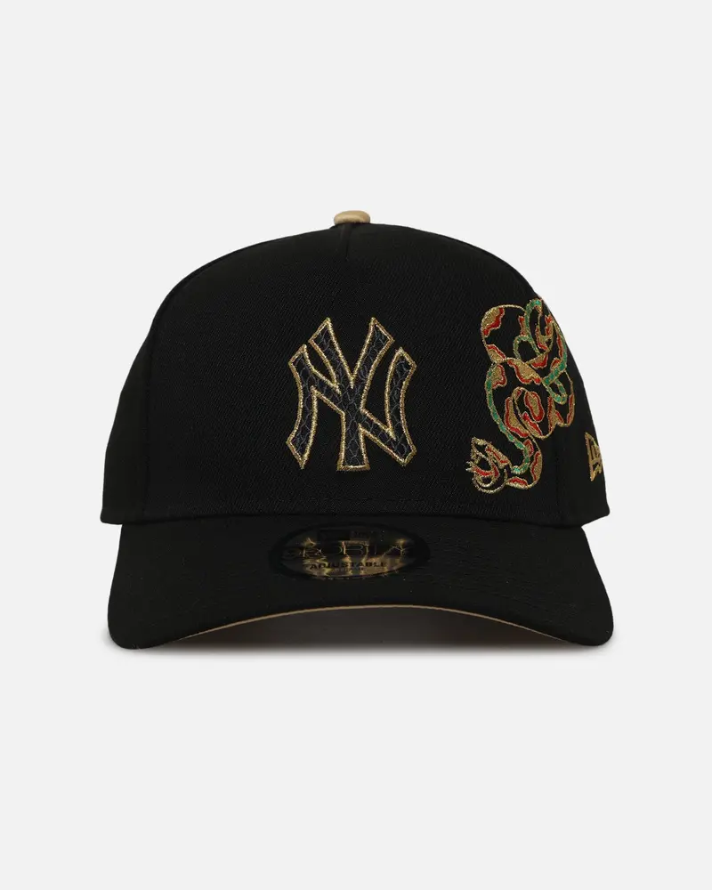 New Era New York Yankees 'Year Of The Snake' 9Forty A-Frame Snapback Black/Gold 1