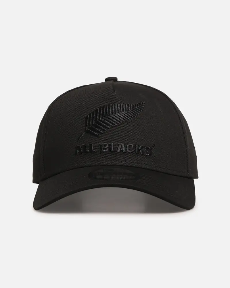 New Era New Zealand All Blacks 'All Blacks Collection' 9Forty A-Frame Snapback Black 1