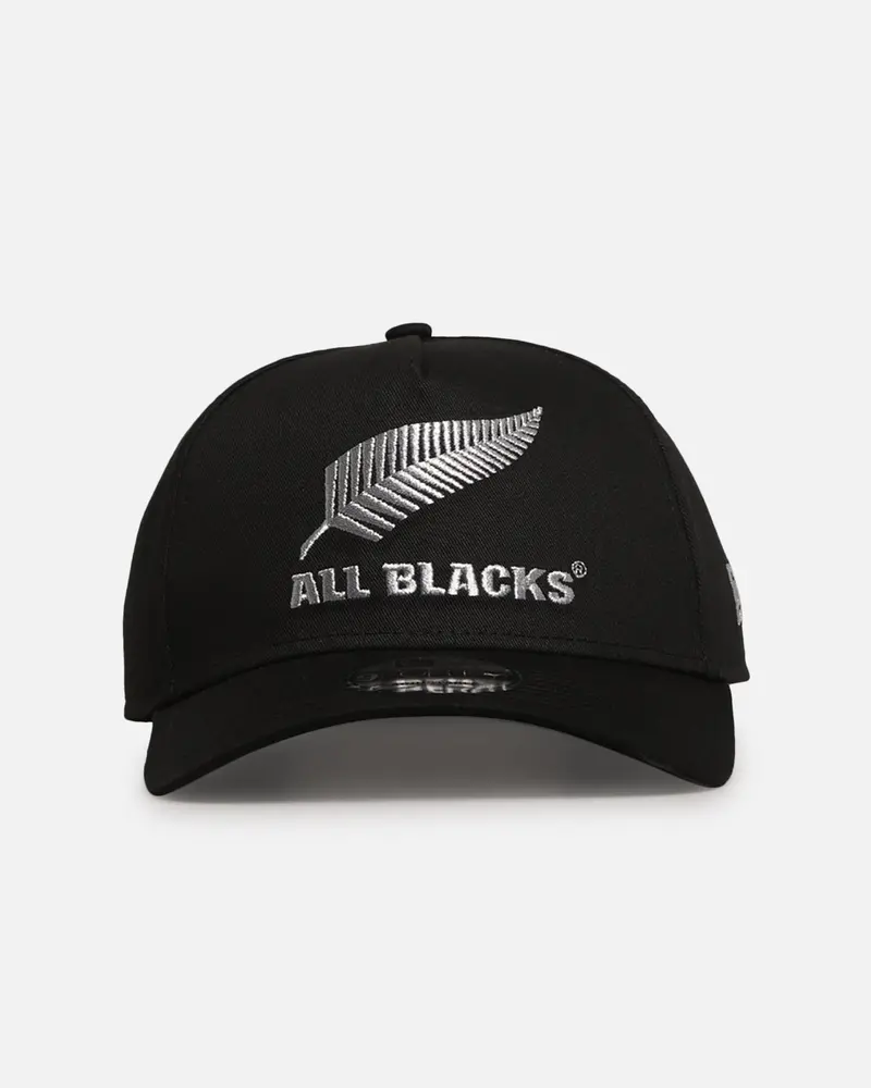 New Era New Zealand All Blacks 'All Blacks Collection' 9Forty A-Frame Snapback Black/Metallic Silver 1