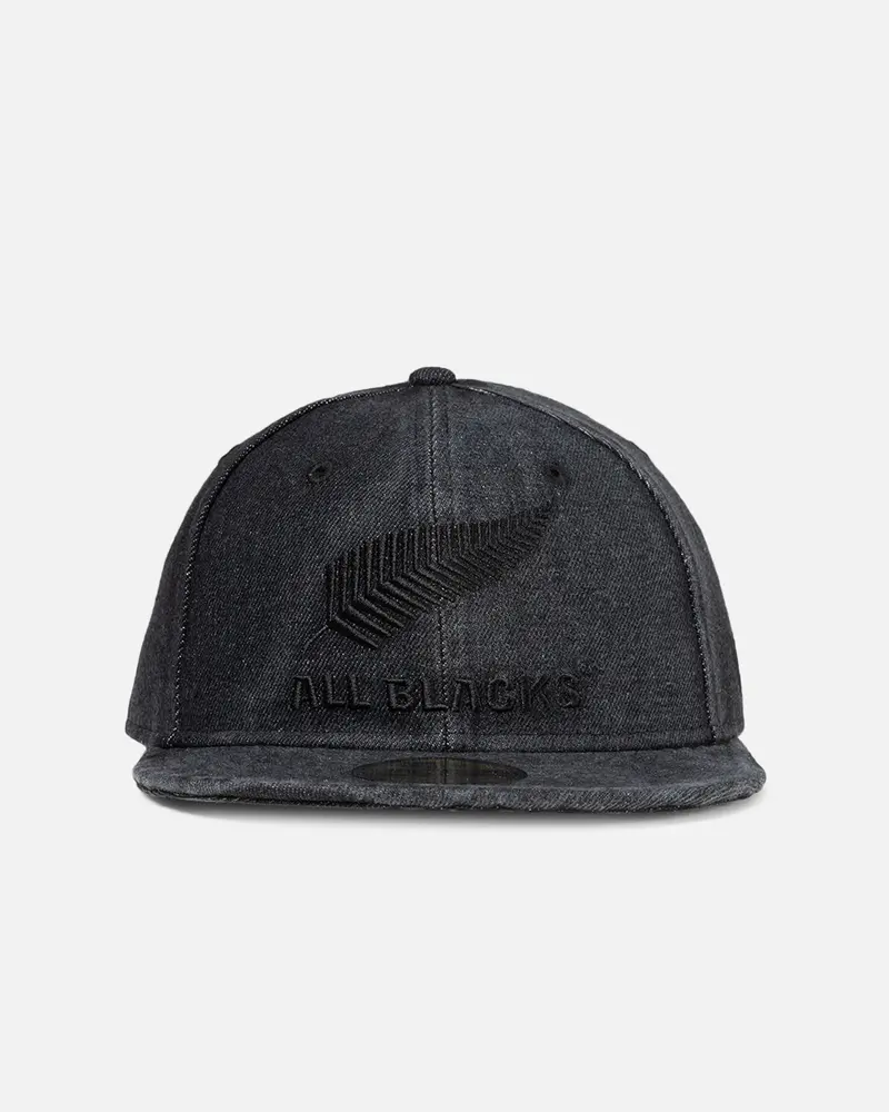 New Era New Zealand All Blacks 'Washed Denim' 59Fifty Fitted Black 1