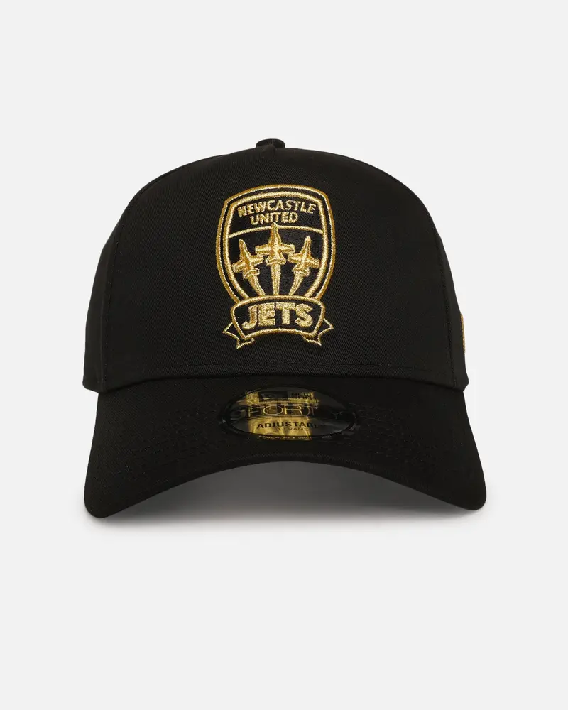 New Era Newcastle Jets Fc 'A-League Exculsive' 9Forty A-Frame Snapback Black/Gold 1