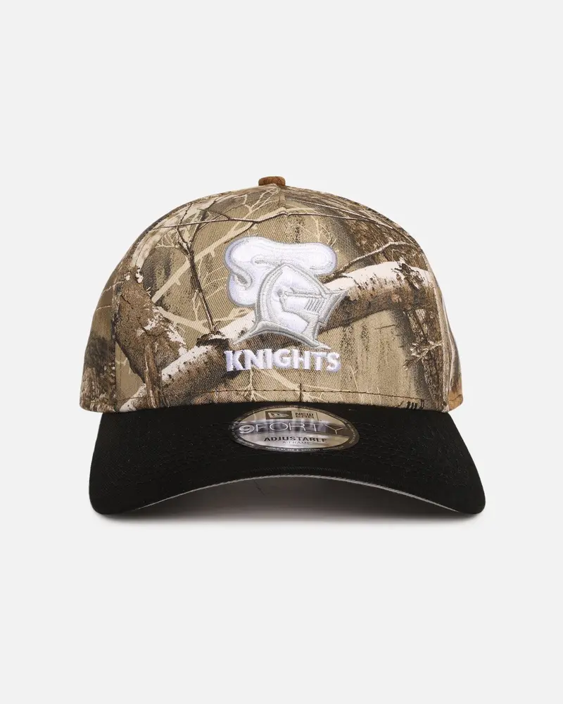 New Era Newcastle Knights 'Nrl Real Tree' 9Forty A-Frame Snapback Real Tree Camo 1