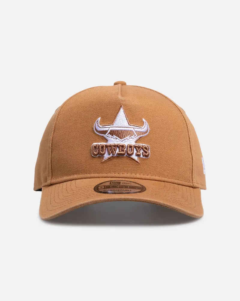 New Era North Queensland Cowboys 'Nrl 2026' 9Forty A-Frame Snapback Med Beige 1