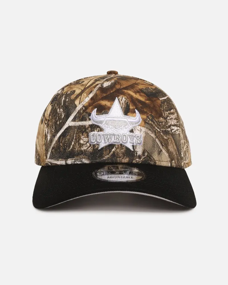 New Era North Queensland Cowboys 'Nrl Real Tree' 9Forty A-Frame Snapback Real Tree Camo 1