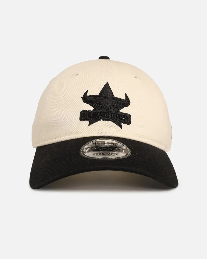 New Era North Queensland Cowboys 'Nrl Two Tone' 9Twenty Strapback Chrome White/Black 1