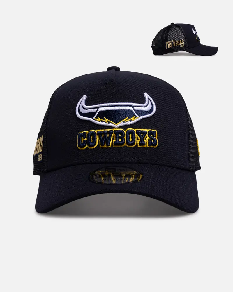 New Era North Queensland Cowboys 'Nrl Vegas Round 2026' 9Forty A-Frame Trucker Snapback Official Team Colour 1