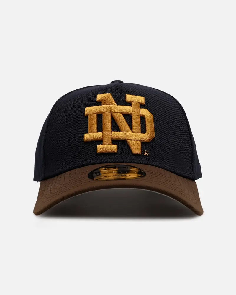 New Era Notre Dame Fighting Irish 'Walnut Visor' 9Forty A-Frame Snapback Walnut 1