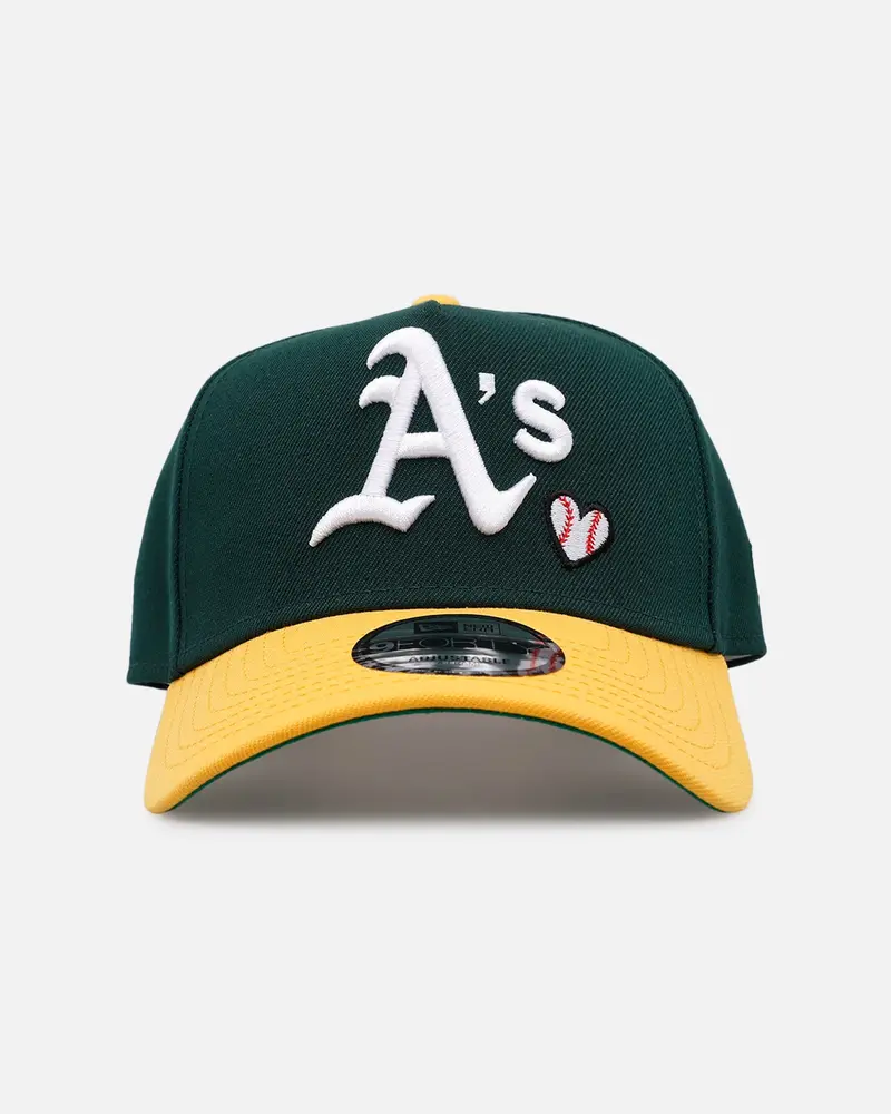New Era Oakland Athletics 'Baseball Hearts' 9Forty A-Frame Snapback Official Team Color 1