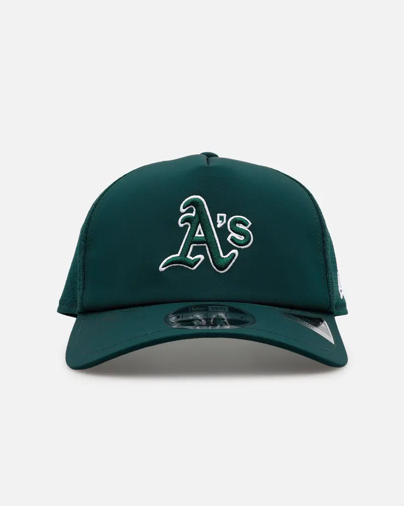 New Era Oakland Athletics 'Batting Practice' 9Forty A-Frame Trucker Snapback Official Team Color 1